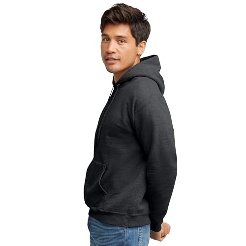 Hanes Men's EcoSmart Hoodie: Cozy Midweight Pullover